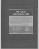 Ebook The TOEIC listerning section