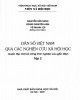 Ebook Nghiên cứu xã hội học và dân số Việt Nam (Tập 2): Phần 2