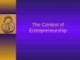 Lecture Management the new competitive landscape (6e) - Chapter 8: The context of Entrepreneurship