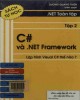 Ebook .NET toàn tập (Tập 2: C# và .NET Framework) - Phần 1