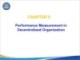 Lecture Management accounting - Chapter 8: Performance measurement in decentralized organization