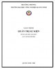 Giáo trình Quản trị sự kiện: Phần 1