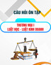 Câu hỏi ôn tập môn Thương mại I (Luật học - Luật Kinh doanh)