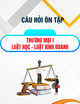 Câu hỏi ôn tập môn Thương mại I (Luật học - Luật Kinh doanh)