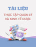 Tài liệu Thực tập quản lý và kinh tế dược