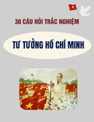 30 câu hỏi trắc nghiệm Tư tưởng Hồ Chí Minh (Đề 2)